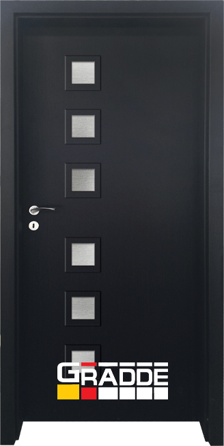 Интериорна HDF врата, модел Gradde Reichsburg, Орех Рибейра